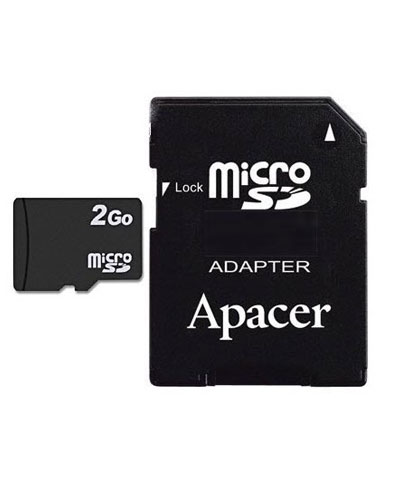 Micro SD 2go Avec Adaptateur
