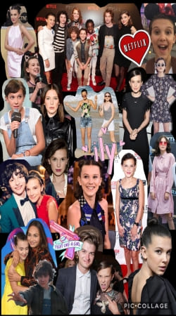coque Millie Bobby Brown collage