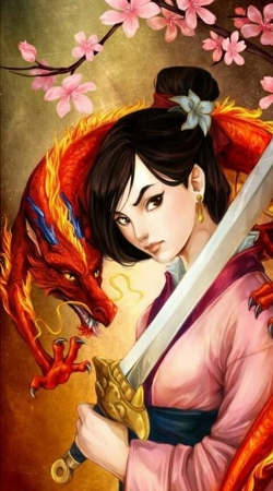 coque Mulan Warrior Princess