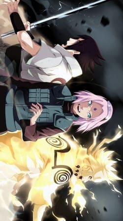 coque Naruto Sakura Sasuke Team7