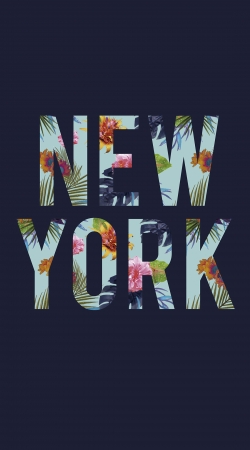 coque New York en Fleurs