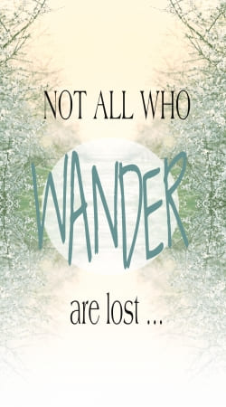 coque Not All Who wander are lost