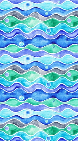 coque Ocean Pattern
