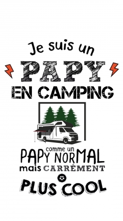 coque Papy en camping car