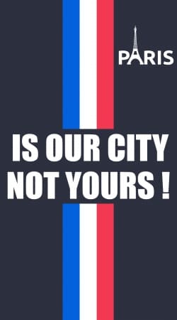 coque Paris is our city NOT Yours