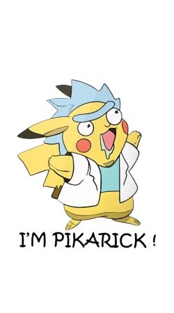 coque Pikarick - Rick Sanchez And Pikachu 