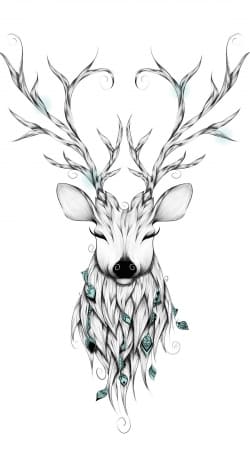 coque Poetic Deer