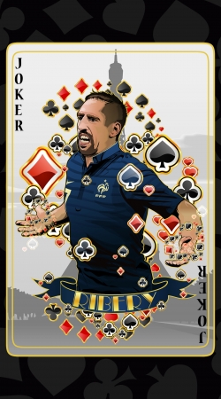 coque Poker: Franck Ribery as The Joker