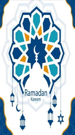 coque Ramadan Kareem Blue