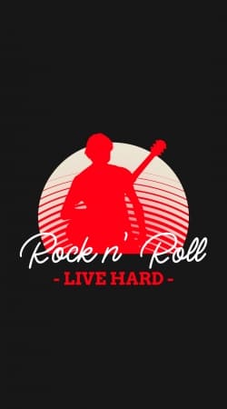 coque Rock N Roll Live hard