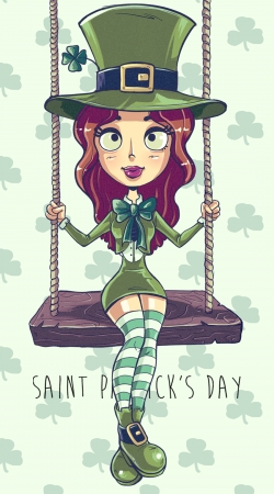coque Saint Patrick's Girl