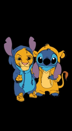 coque Simba X Stitch best friends
