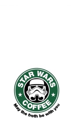 coque Stormtrooper Coffee inspired by StarWars