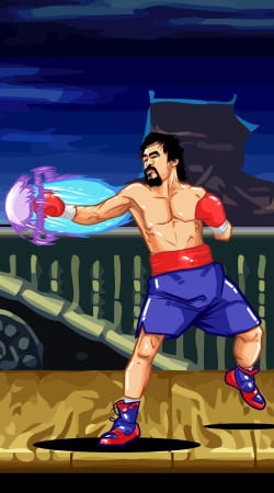 coque Street Pacman Fighter Pacquiao
