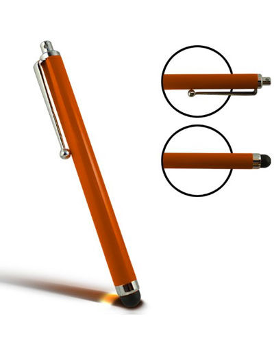 acheter Stylet Orange Capacitif Haute Sensibilite - Mobilinnov
