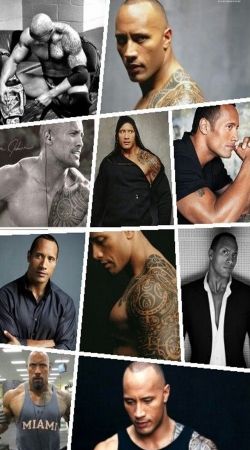 coque The Rock Collage