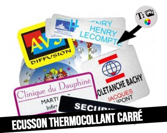 acheter Ecusson thermocollant carré pour customiser ou réparer vos vêtements