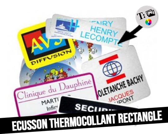 acheter Ecusson thermocollant Rectangle pour customiser ou réparer vos vêtements