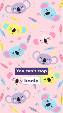 coque You cant stop Koala