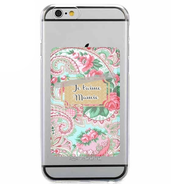 Porte Floral Old Tissue - Je t'aime Mamie
