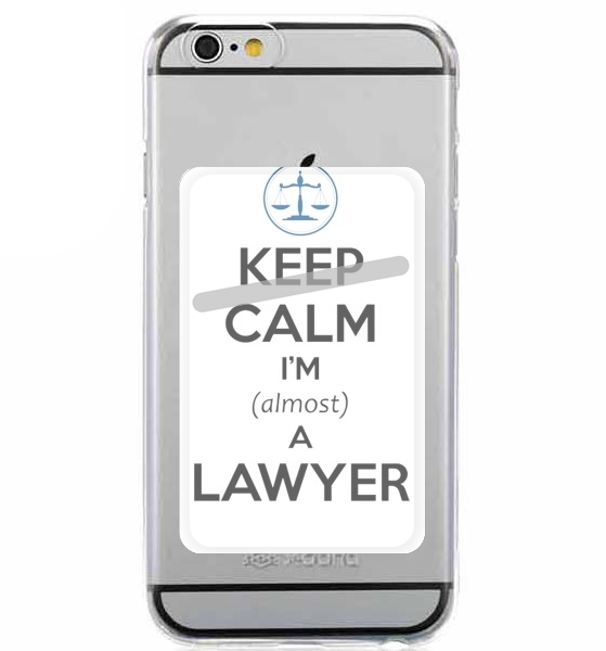 Porte Keep calm i am almost a lawyer cadeau étudiant en droit