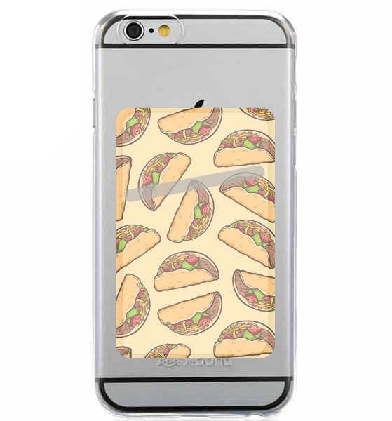 Porte Taco seamless pattern mexican food
