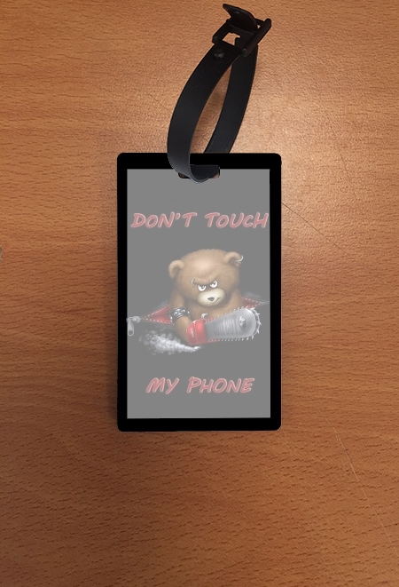 Porte adresse pour bagage Don't touch my phone