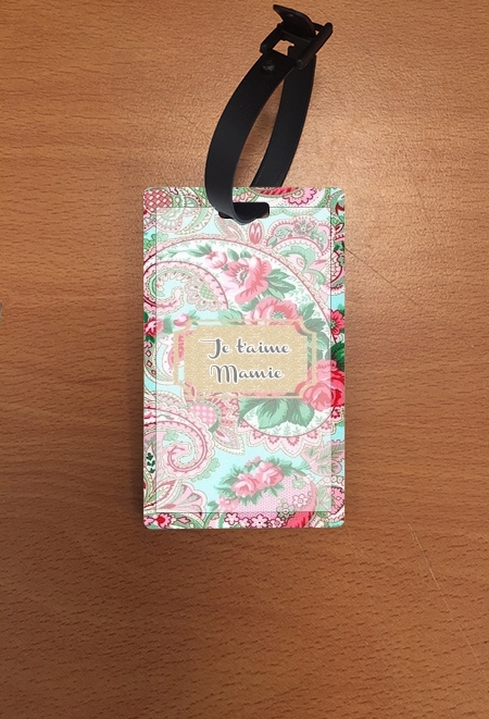 Porte Floral Old Tissue - Je t'aime Mamie