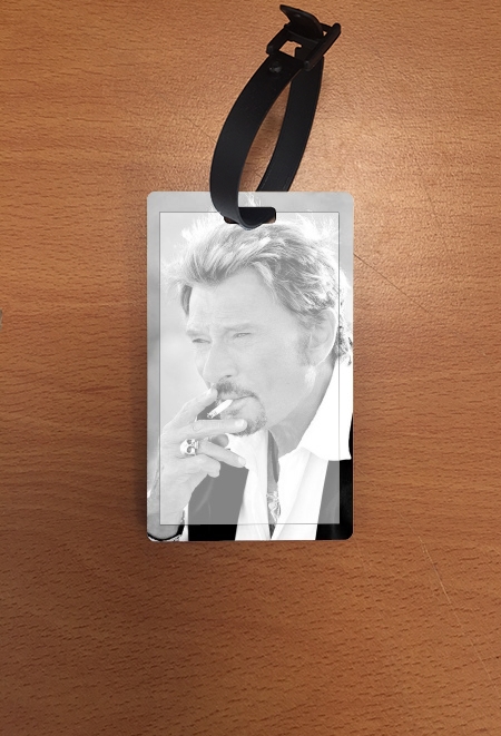 Porte adresse pour bagage johnny hallyday Smoke Cigare Hommage