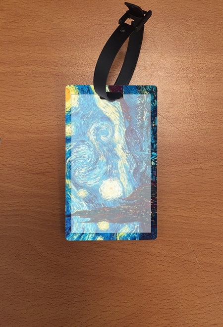 Porte adresse pour bagage The Starry Night
