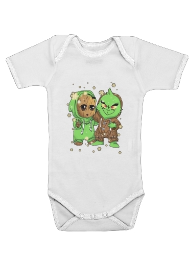 Body Baby Groot and Grinch Christmas