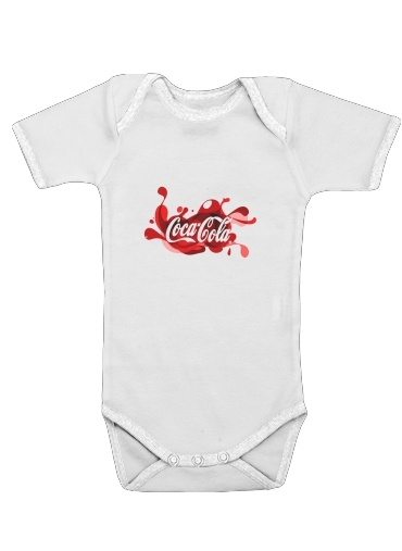 Body bébé blanc manche courte Coca Cola Rouge Classic