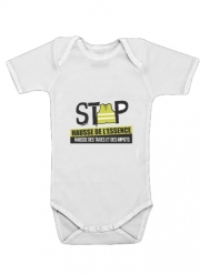 Body Gilet Jaune Stop aux taxes pour bébé à petits prix