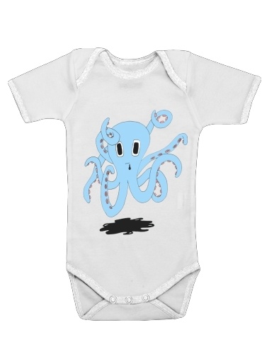 Body octopus Blue cartoon