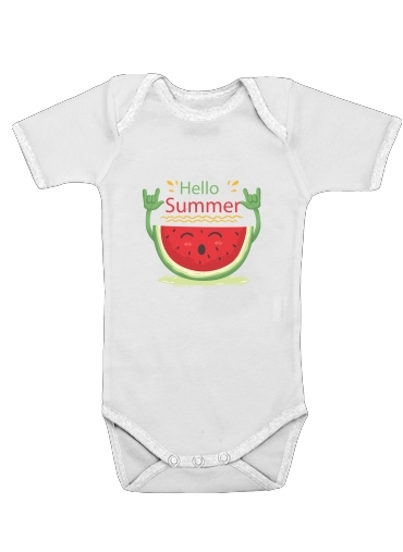 Body Summer pattern with watermelon