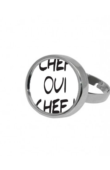 Bague Chef Oui Chef humour