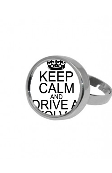 Bague Keep Calm And Drive a Volvo