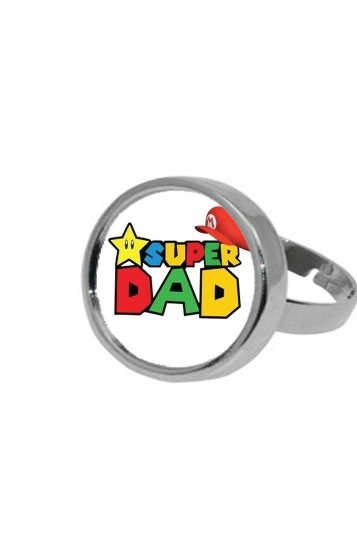 Bague Super Dad Mario humour