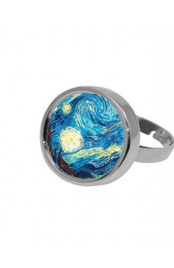 Bague ronde The Starry Night
