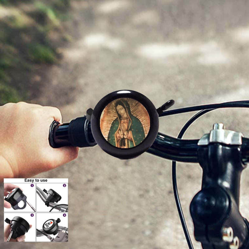 Sonnette de vélo et guidon Virgen Guadalupe