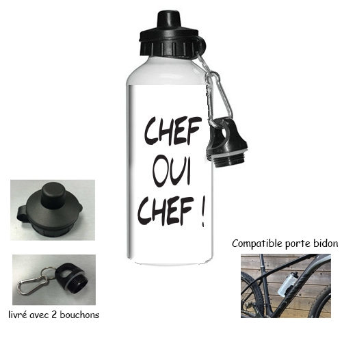 Gourde Chef Oui Chef humour