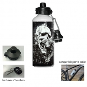 Gourde - Bidon de vélo Dark Gothic Skull
