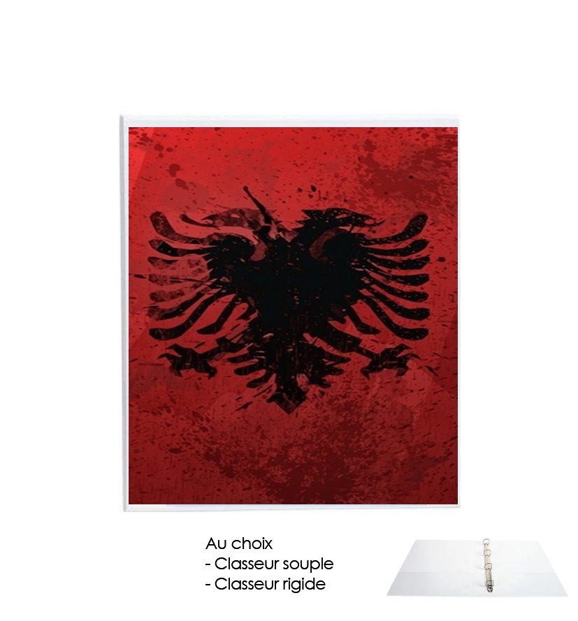 Classeur Albanie Painting Flag