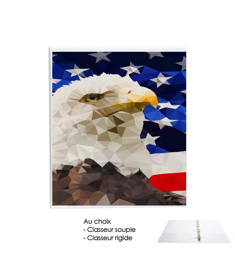 Classeur American Eagle and Flag