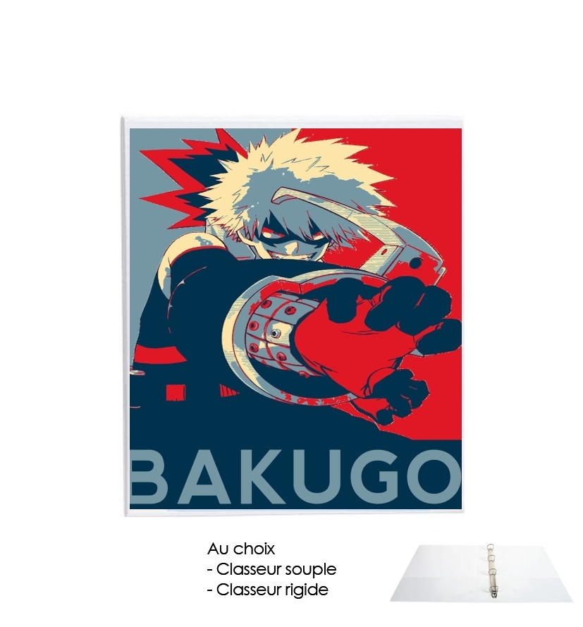 Classeur Bakugo Katsuki propaganda art