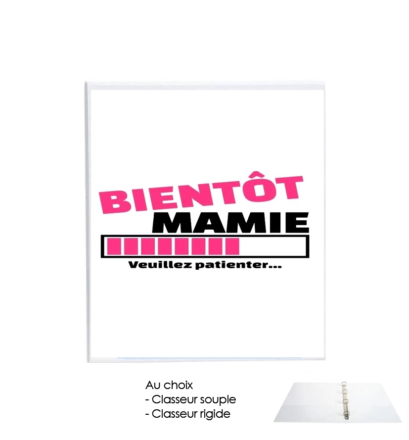 Classeur Bientôt Mamie Cadeau annonce naissance