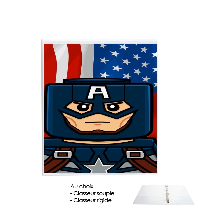 Classeur Bricks Captain America