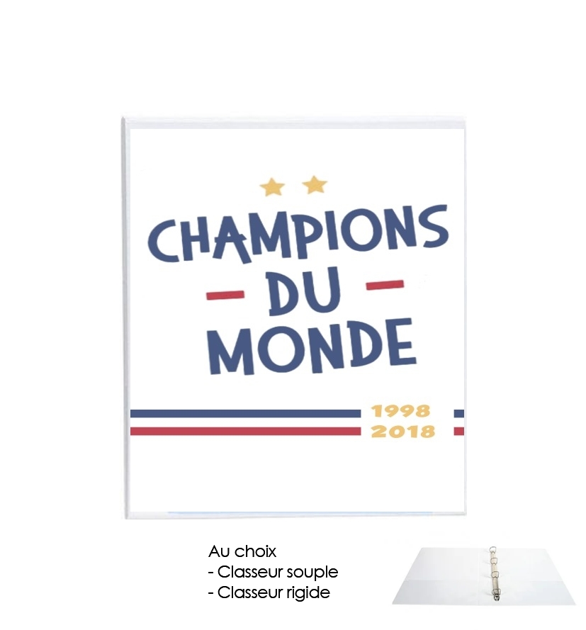 Classeur Champion du monde 2018 Supporter France