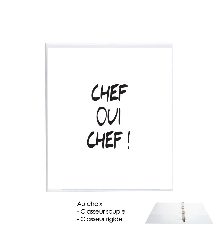 Classeur Chef Oui Chef humour