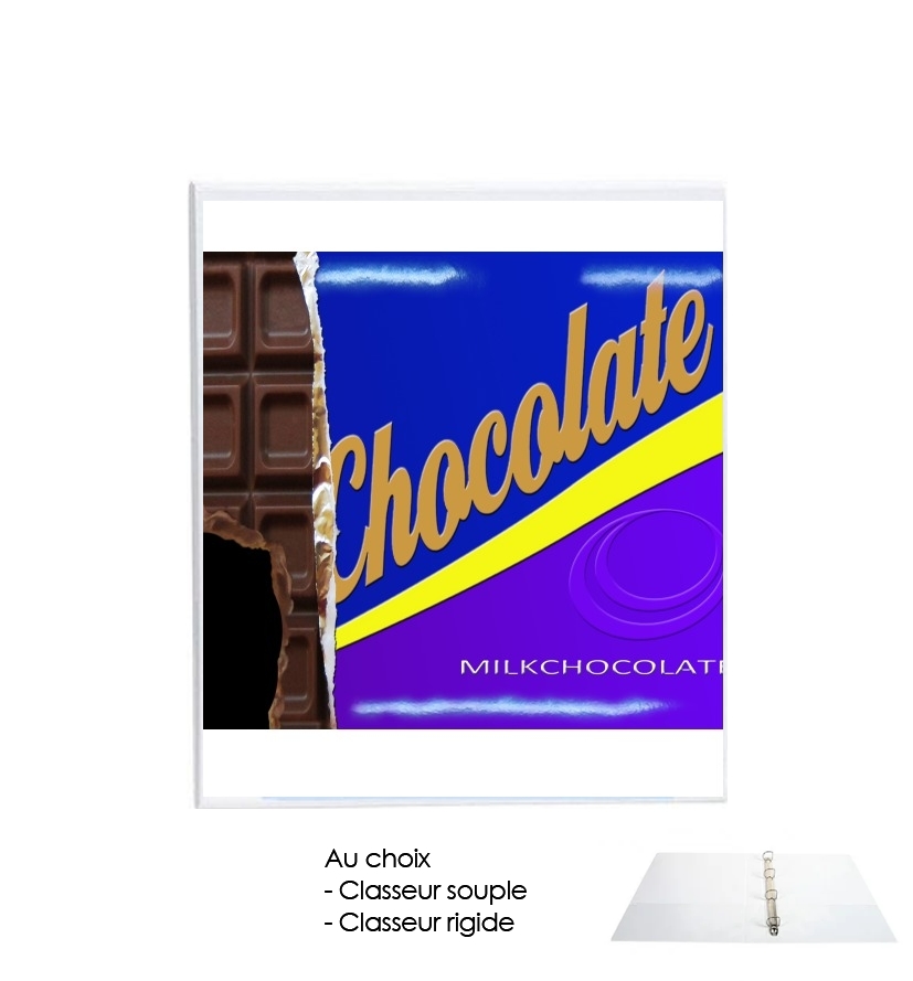 Classeur A4 personnalisable Barre de chocolat
